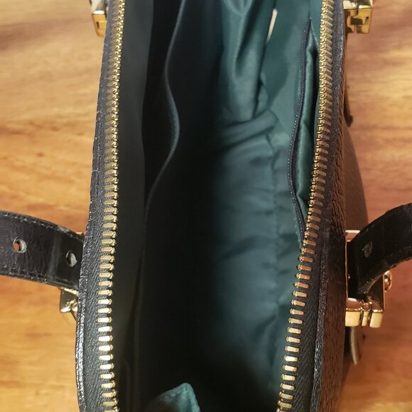 Dooney & Bourke Black Vintage Top Handle Bag - Picture 5 of 7